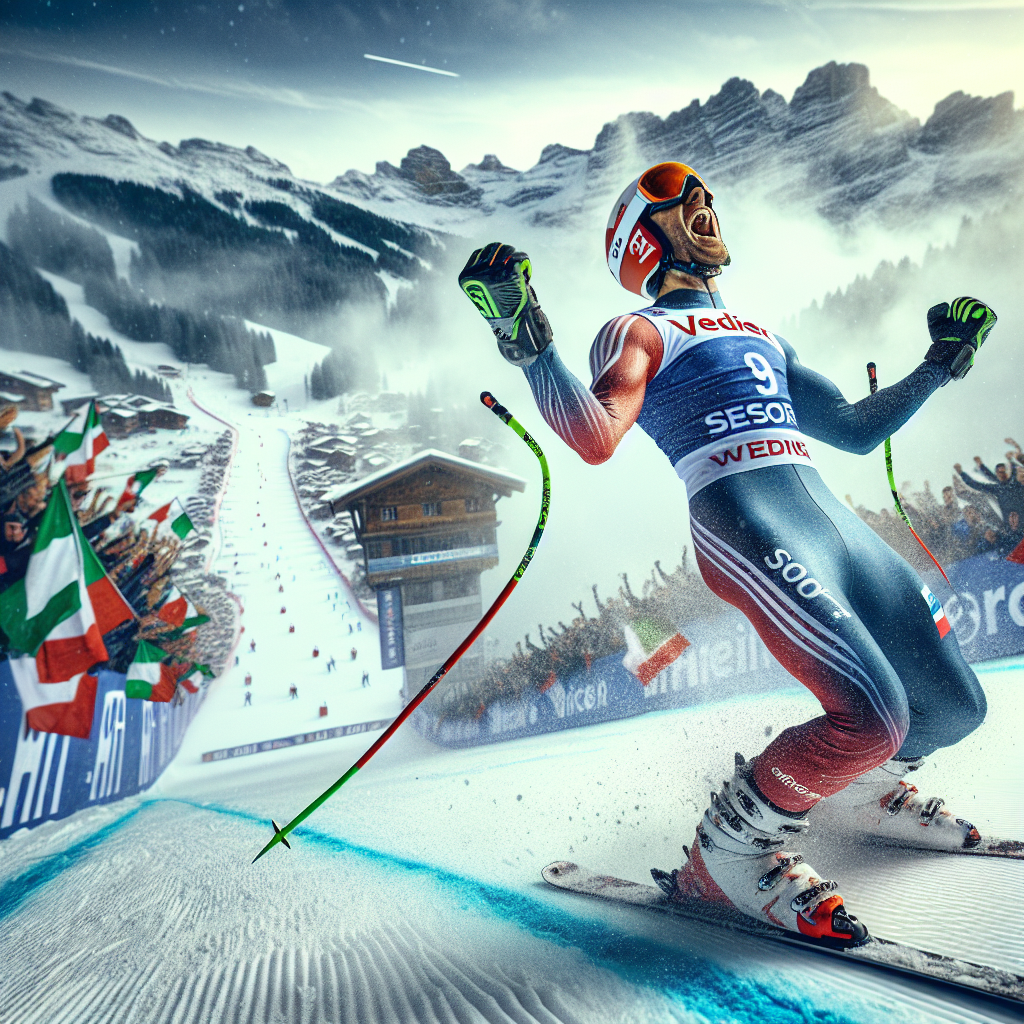 Giovanni Franzoni gewinnt Super-G in Wengen: Ein Triumph für die Skiwelt!