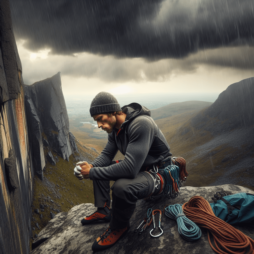 Kletterer verzögert überraschenden Seilfreikletter-Einstieg wegen Regen