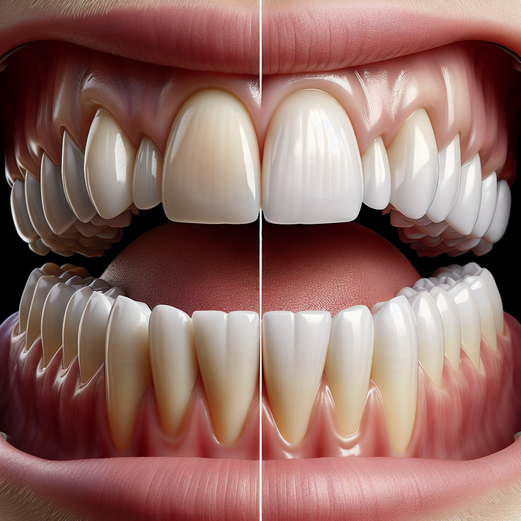 Vollkeramik Zahnkrone vorher nachher Ergebnisse im Vergleich