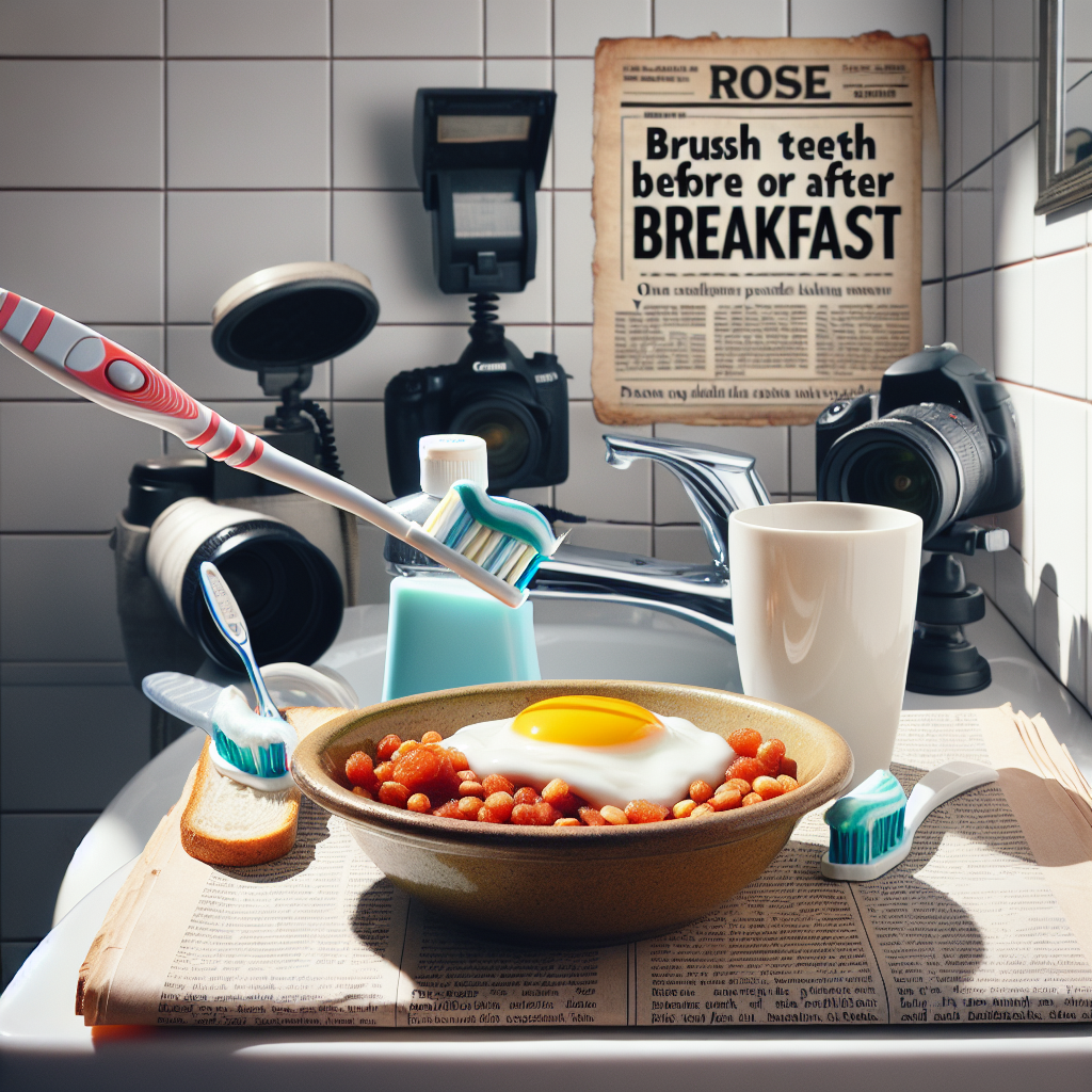 Zähneputzen vor oder nach dem Frühstück die richtige Entscheidung treffen